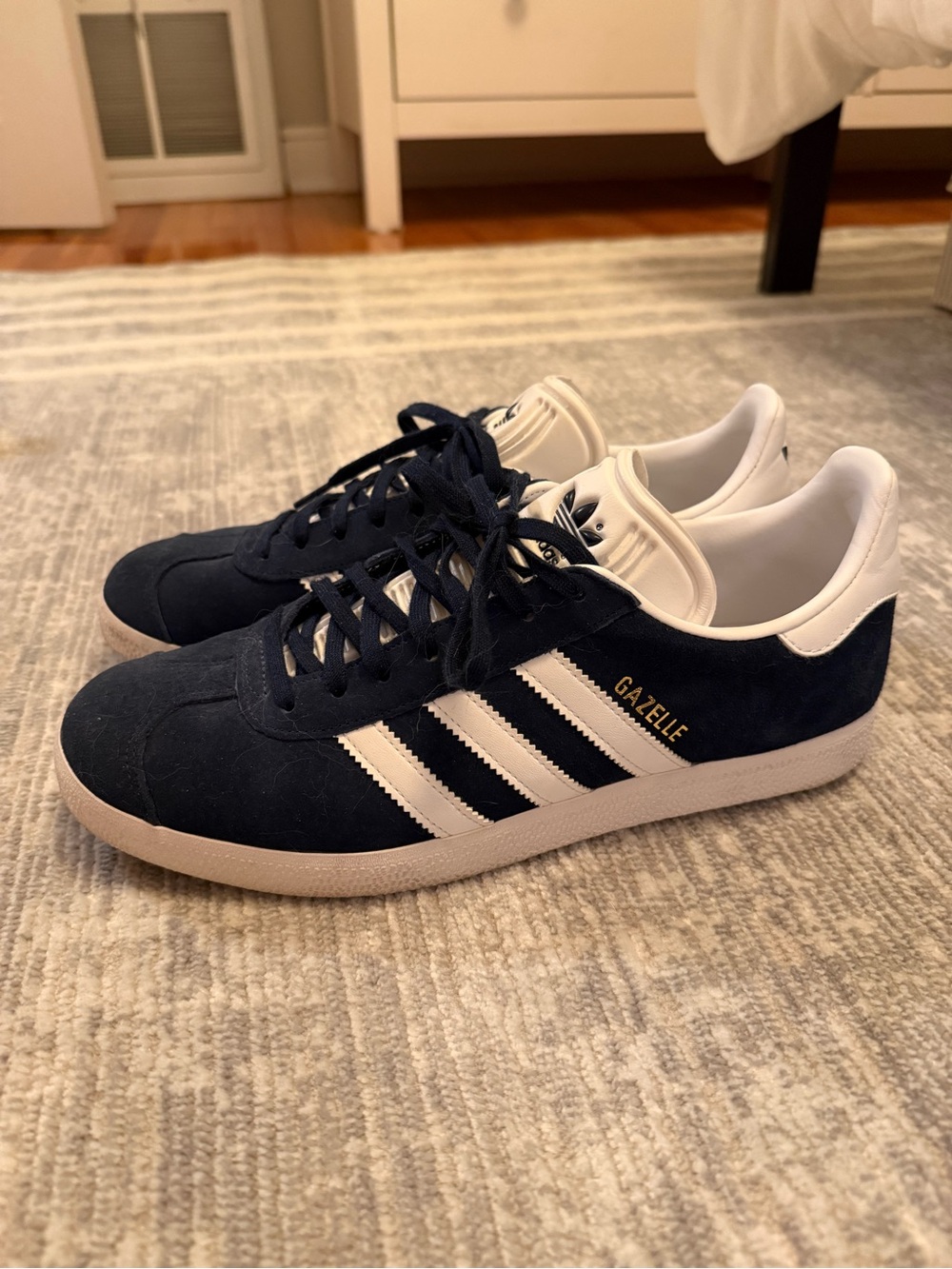 Adidas Gazelle navy size 10W/8.5M